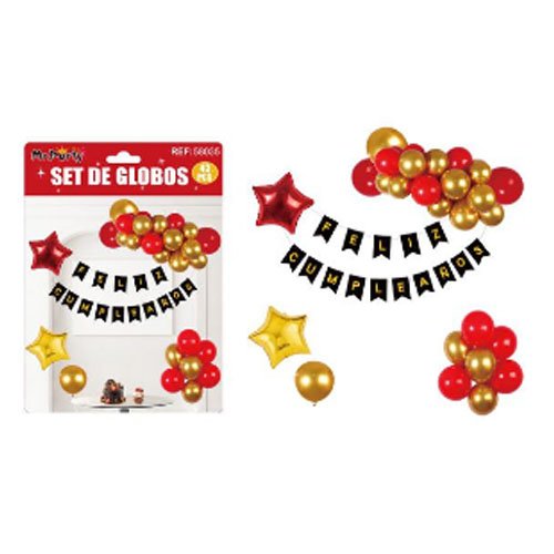 SET DE GLOBOS DECORATIVOS por mayor Cotillon por mayor