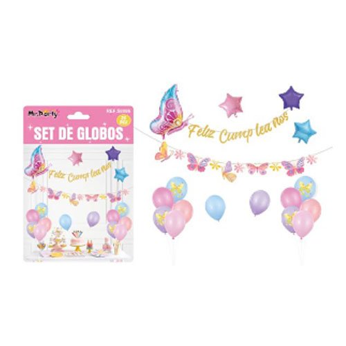 SET DE GLOBOS DECORATIVOS por mayor Cotillon por mayor