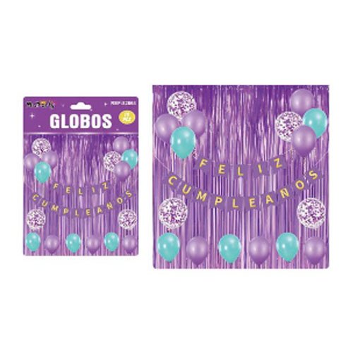 SET DE GLOBOS DECORATIVOS por mayor Cotillon por mayor