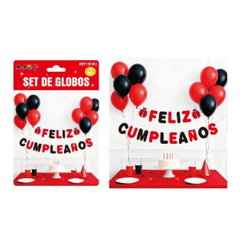 SET DE GLOBOS DECORATIVOS por mayor Cotillon por mayor