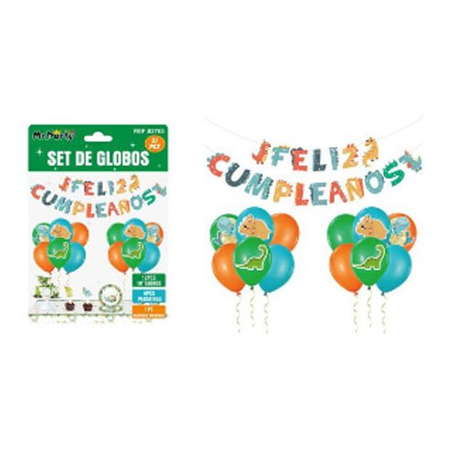SET DE GLOBOS DECORATIVOS por mayor Cotillon por mayor