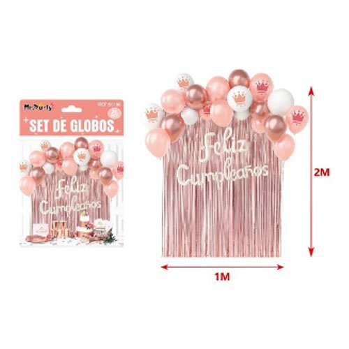 SET DE GLOBOS DECORATIVOS por mayor Cotillon por mayor