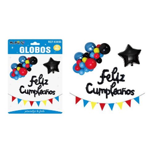 SET DE GLOBOS DECORATIVOS por mayor Cotillon por mayor