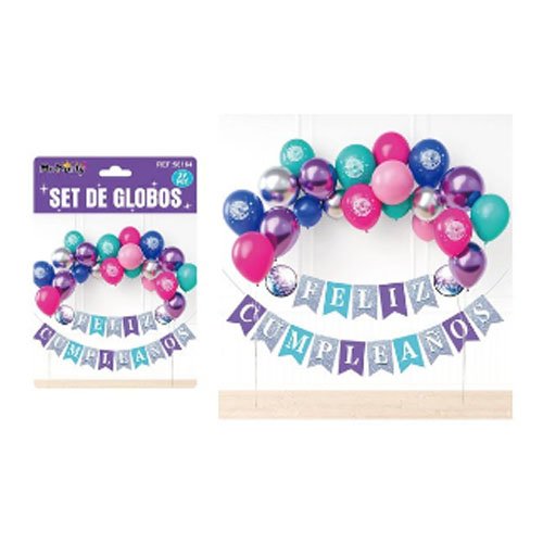 SET DE GLOBOS DECORATIVOS por mayor Cotillon por mayor