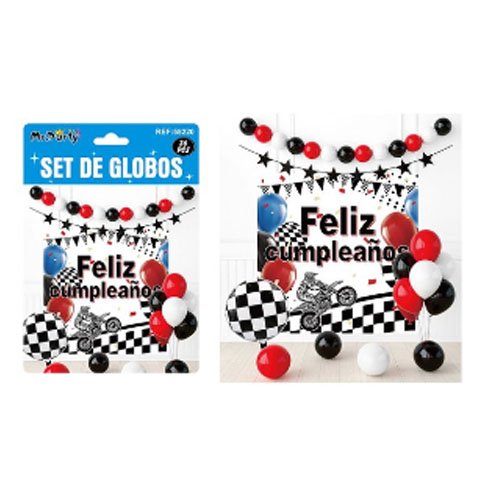 SET DE GLOBOS DECORATIVOS por mayor Cotillon por mayor