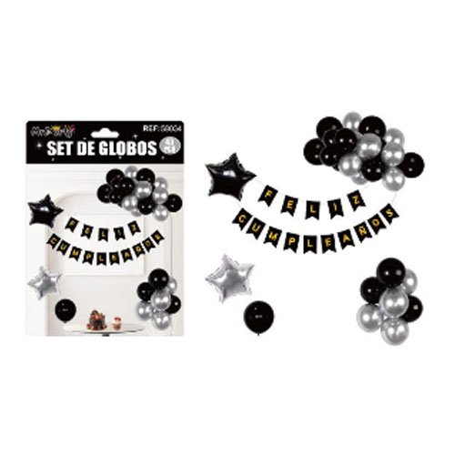 SET DE GLOBOS DECORATIVOS por mayor Cotillon por mayor