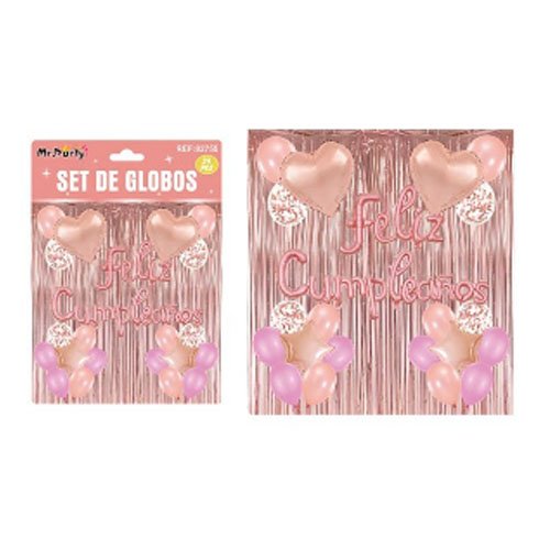 SET DE GLOBOS DECORATIVOS por mayor Cotillon por mayor