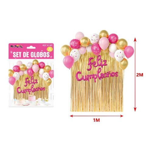 SET DE GLOBOS DECORATIVOS por mayor Cotillon por mayor