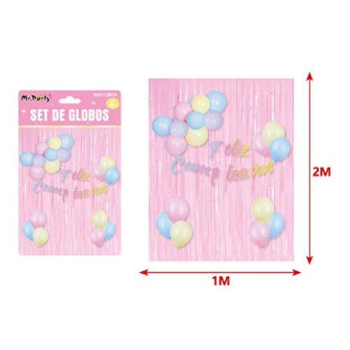 SET DE GLOBOS DECORATIVOS por mayor Cotillon por mayor