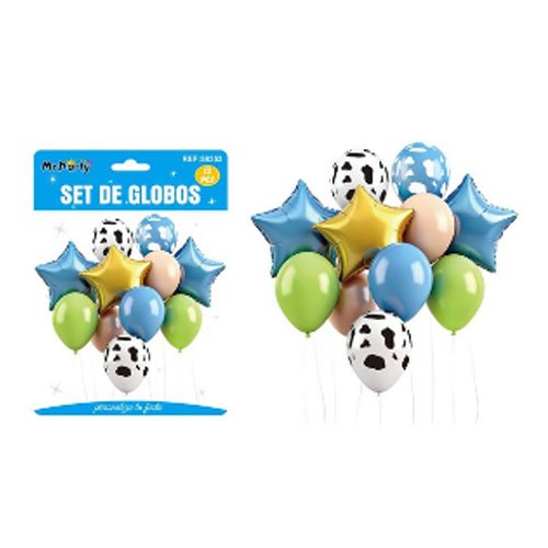 SET DE GLOBOS DECORATIVOS por mayor Cotillon por mayor