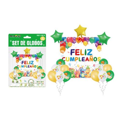 SET DE GLOBOS DECORATIVOS por mayor Cotillon por mayor