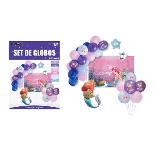 SET DE GLOBOS DECORATIVOS por mayor Cotillon por mayor