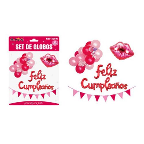 SET DE GLOBOS DECORATIVOS por mayor Cotillon por mayor