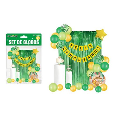 SET DE GLOBOS DECORATIVOS por mayor Cotillon por mayor