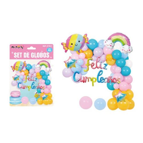 SET DE GLOBOS DECORATIVOS por mayor Cotillon por mayor