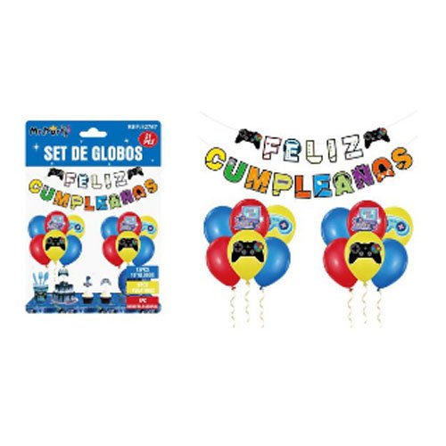 SET DE GLOBOS DECORATIVOS por mayor Cotillon por mayor