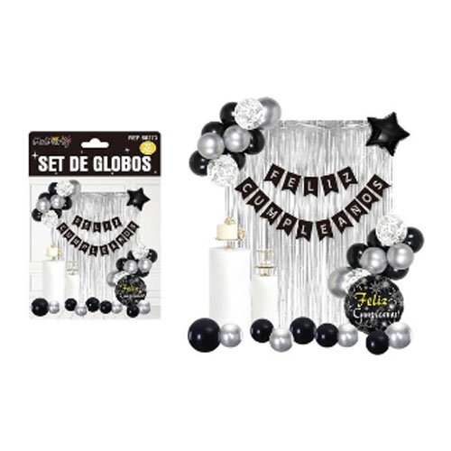 SET DE GLOBOS DECORATIVOS por mayor Cotillon por mayor