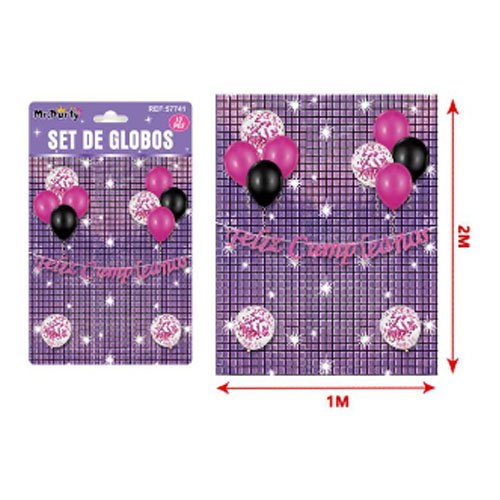 SET DE GLOBOS DECORATIVOS por mayor Cotillon por mayor