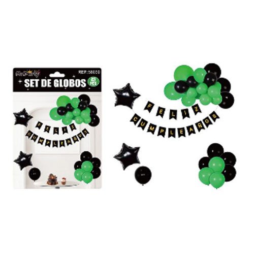 SET DE GLOBOS DECORATIVOS por mayor Cotillon por mayor