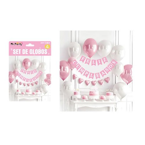 SET DE GLOBOS DECORATIVOS por mayor Cotillon por mayor