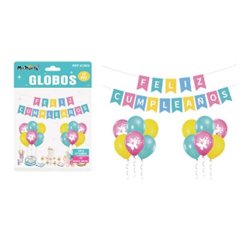 SET DE GLOBOS DECORATIVOS por mayor Cotillon por mayor