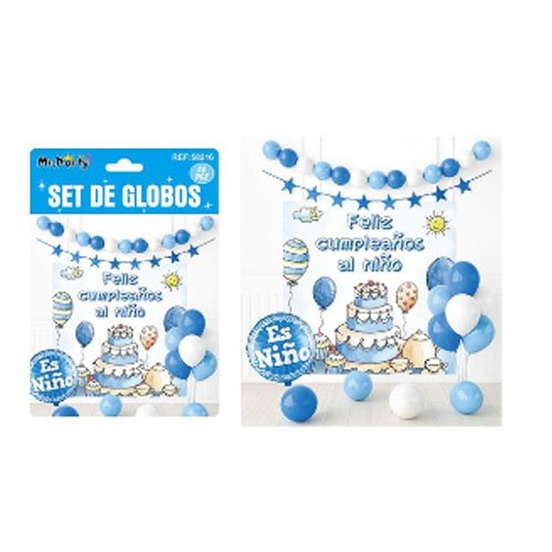 SET DE GLOBOS DECORATIVOS por mayor Cotillon por mayor