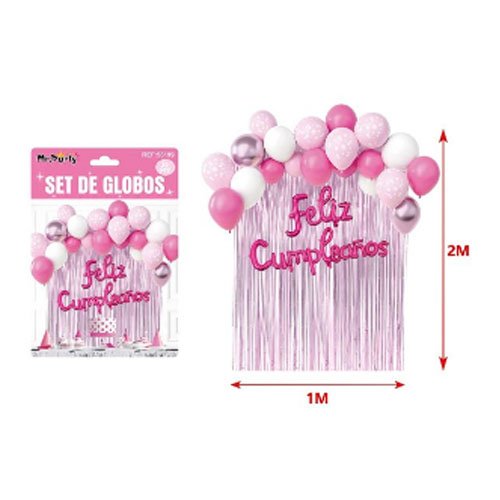 SET DE GLOBOS DECORATIVOS por mayor Cotillon por mayor