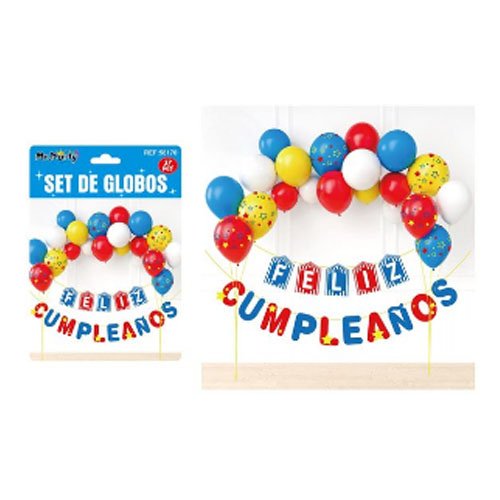 SET DE GLOBOS DECORATIVOS por mayor Cotillon por mayor