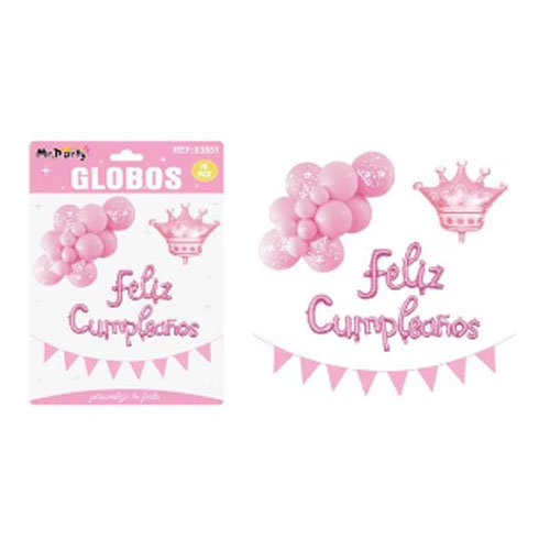 SET DE GLOBOS DECORATIVOS por mayor Cotillon por mayor