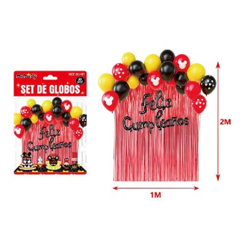 SET DE GLOBOS DECORATIVOS por mayor Cotillon por mayor
