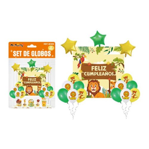 SET DE GLOBOS DECORATIVOS por mayor Cotillon por mayor