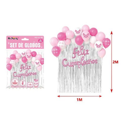 SET DE GLOBOS DECORATIVOS por mayor Cotillon por mayor