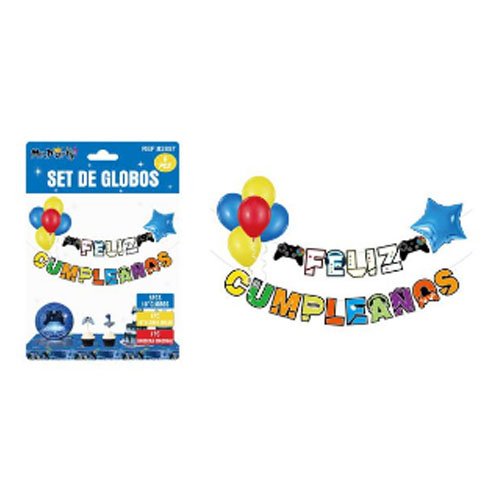 SET DE GLOBOS DECORATIVOS por mayor Cotillon por mayor