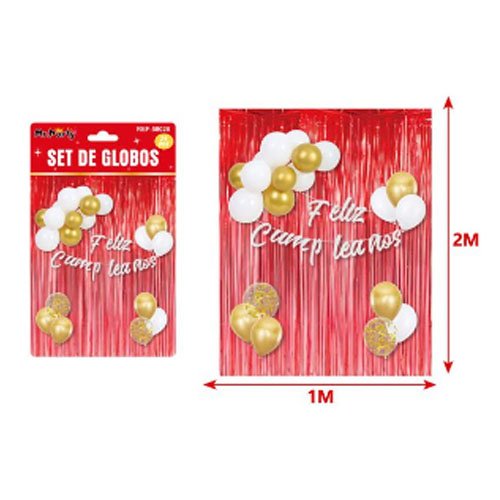 SET DE GLOBOS DECORATIVOS por mayor Cotillon por mayor