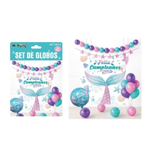 SET DE GLOBOS DECORATIVOS por mayor Cotillon por mayor