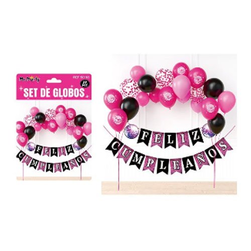 SET DE GLOBOS DECORATIVOS por mayor Cotillon por mayor