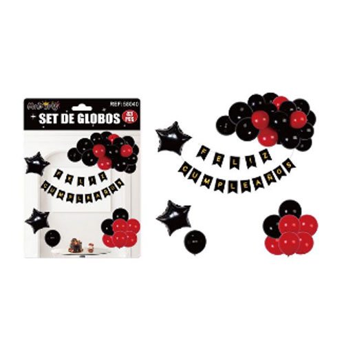 SET DE GLOBOS DECORATIVOS por mayor Cotillon por mayor