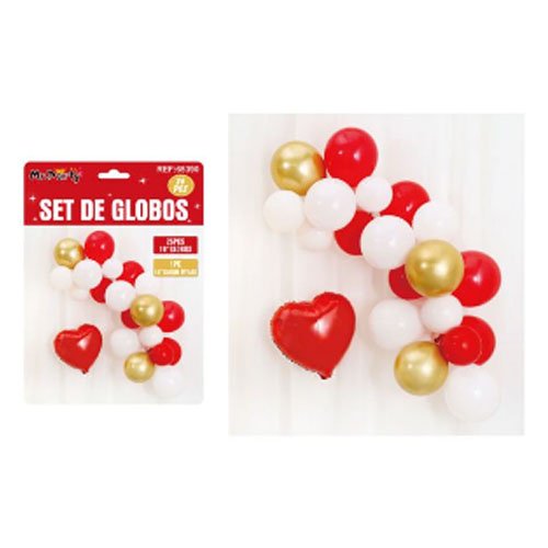 SET DE GLOBOS DECORATIVOS por mayor Cotillon por mayor