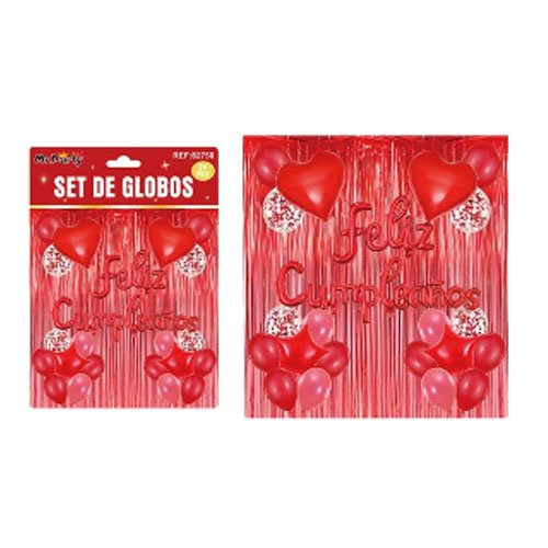 SET DE GLOBOS DECORATIVOS por mayor Cotillon por mayor