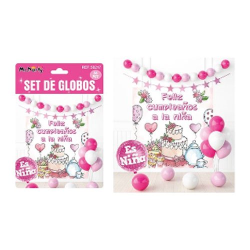 SET DE GLOBOS DECORATIVOS por mayor Cotillon por mayor
