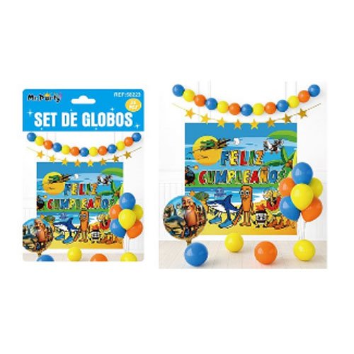 SET DE GLOBOS DECORATIVOS por mayor Cotillon por mayor