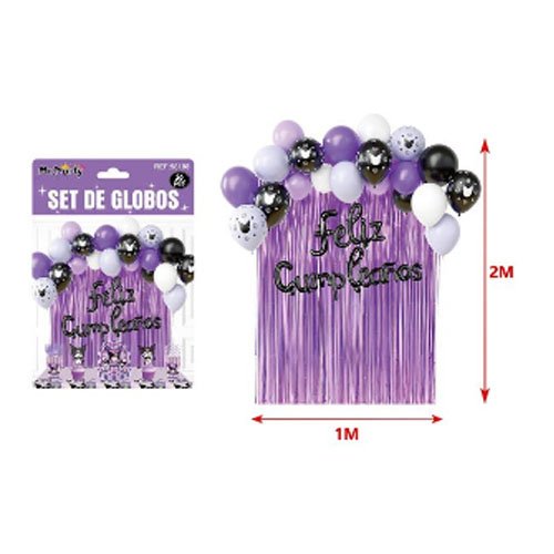 SET DE GLOBOS DECORATIVOS por mayor Cotillon por mayor