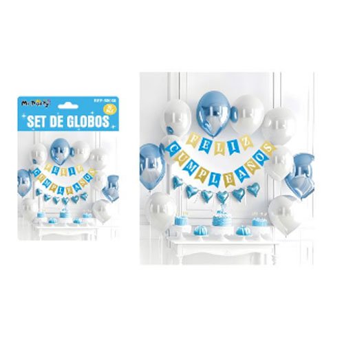 SET DE GLOBOS DECORATIVOS por mayor Cotillon por mayor