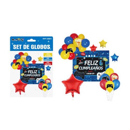 SET DE GLOBOS DECORATIVOS por mayor Cotillon por mayor