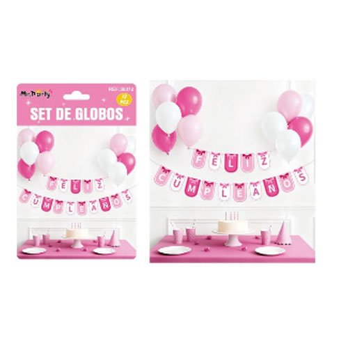 SET DE GLOBOS DECORATIVOS por mayor Cotillon por mayor