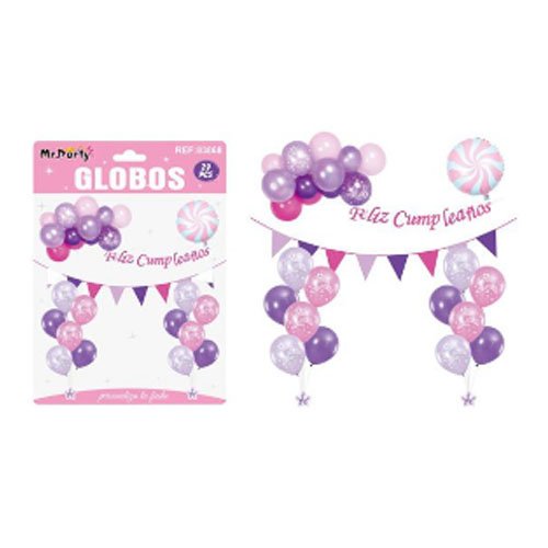 SET DE GLOBOS DECORATIVOS por mayor Cotillon por mayor