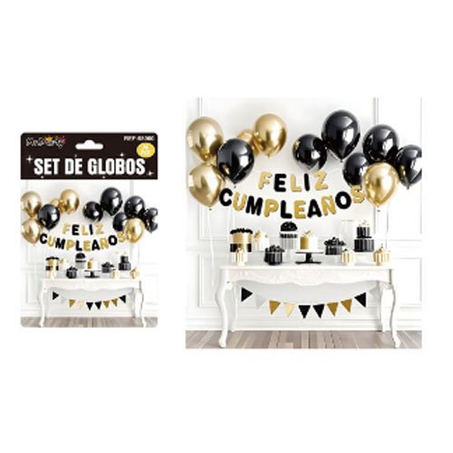 SET DE GLOBOS DECORATIVOS por mayor Cotillon por mayor