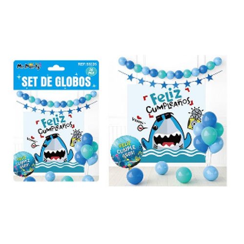 SET DE GLOBOS DECORATIVOS por mayor Cotillon por mayor