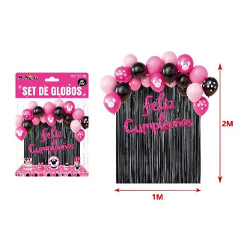 SET DE GLOBOS DECORATIVOS por mayor Cotillon por mayor