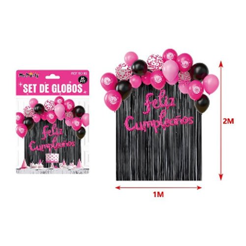 SET DE GLOBOS DECORATIVOS por mayor Cotillon por mayor